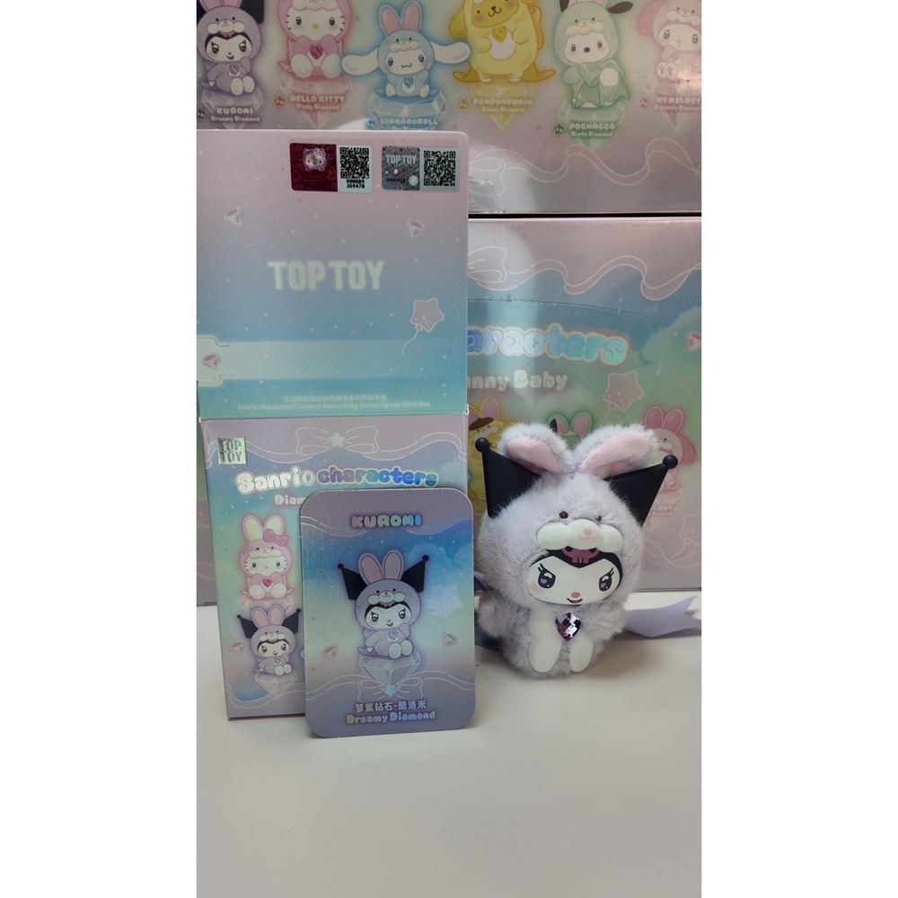 TOP TOY Sanrio Characters Diamond Bunny Baby - Kuromi